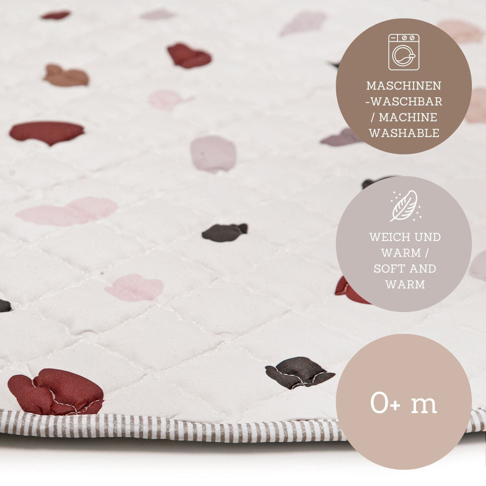 Hakuna Matte: Quilted Playmat – Confetti - 59" Circle, Padded Floor Blanket