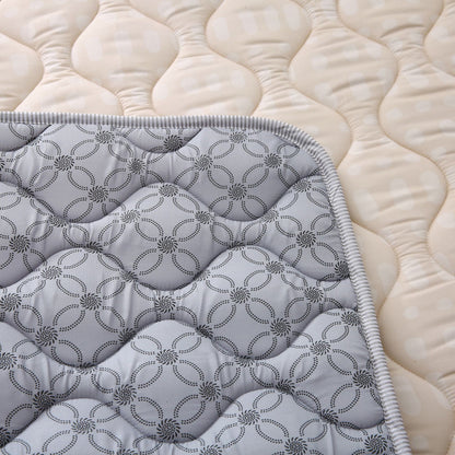 Hakuna Matte: Quilted Playmat: Beige - 50" Square, Soft Padded Floor Blanket