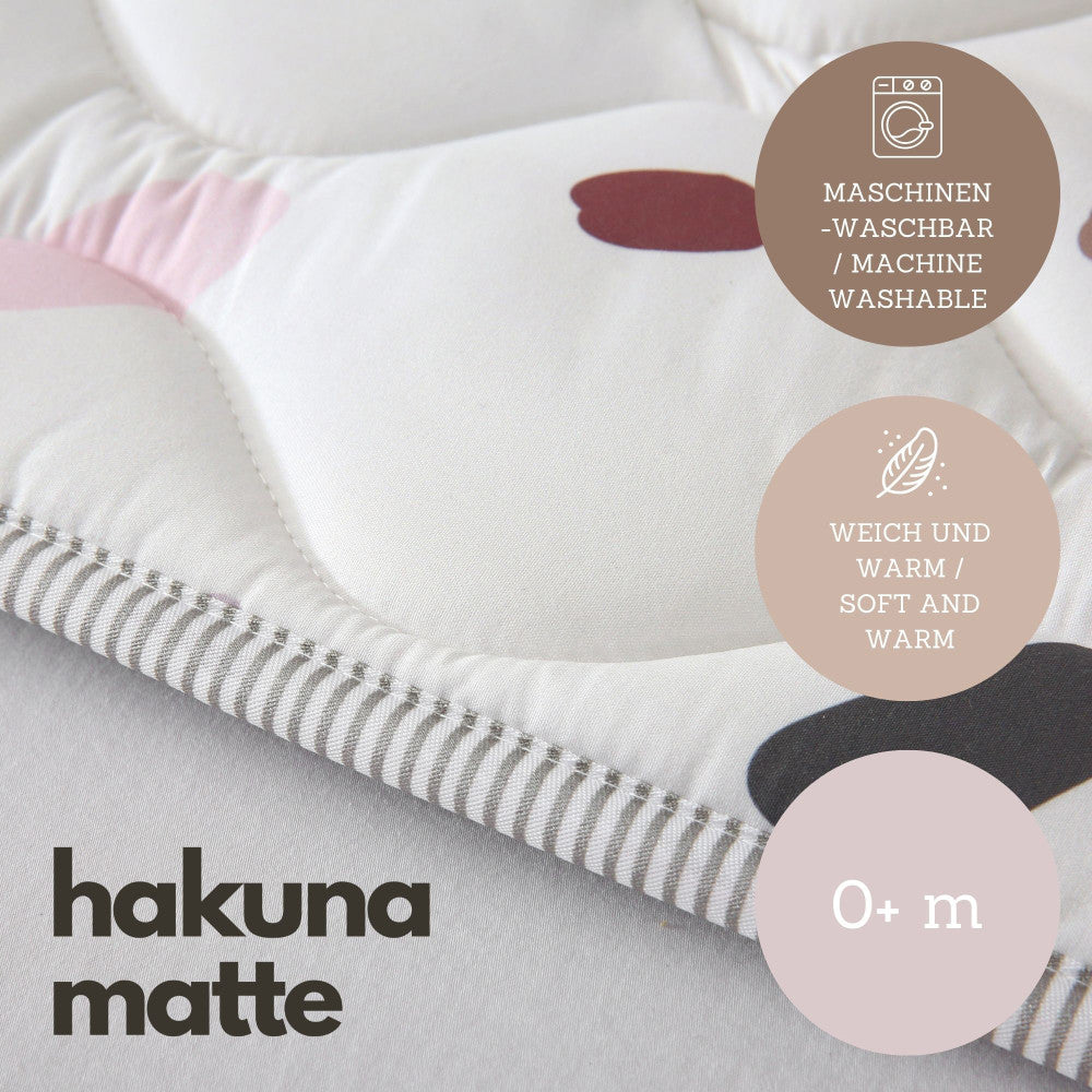 Hakuna Matte: Quilted Playmat: Confetti - 50" Square, Padded Floor Blanket