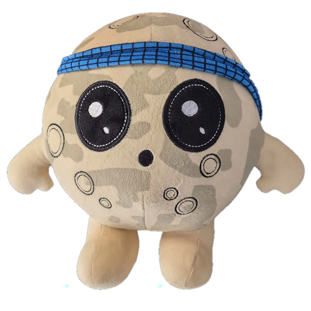 Dead Alive Games Lunar Rush 9 inch Moon Plushie - Moonie with Medium Firm Stuffing