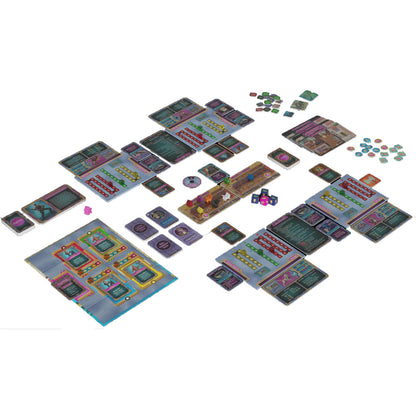 Dead Alive Games: Cyber Pet Quest: Deluxe Edition - Cooperative Campaign Board Game, Age 8+, 1-4 Player