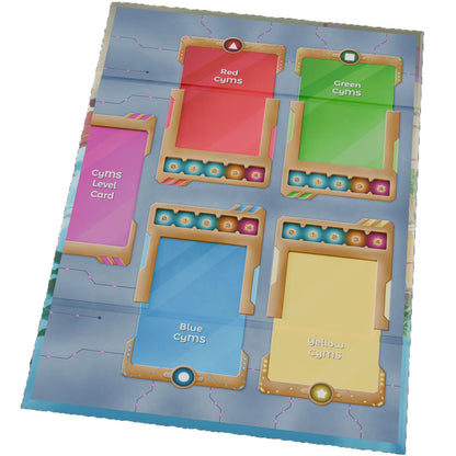 Dead Alive Games: Cyber Pet Quest: Deluxe Edition - Cooperative Campaign Board Game, Age 8+, 1-4 Player