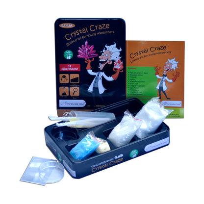 The Purple Cow The Crazy Scientist Lab Crystal Growing Kit