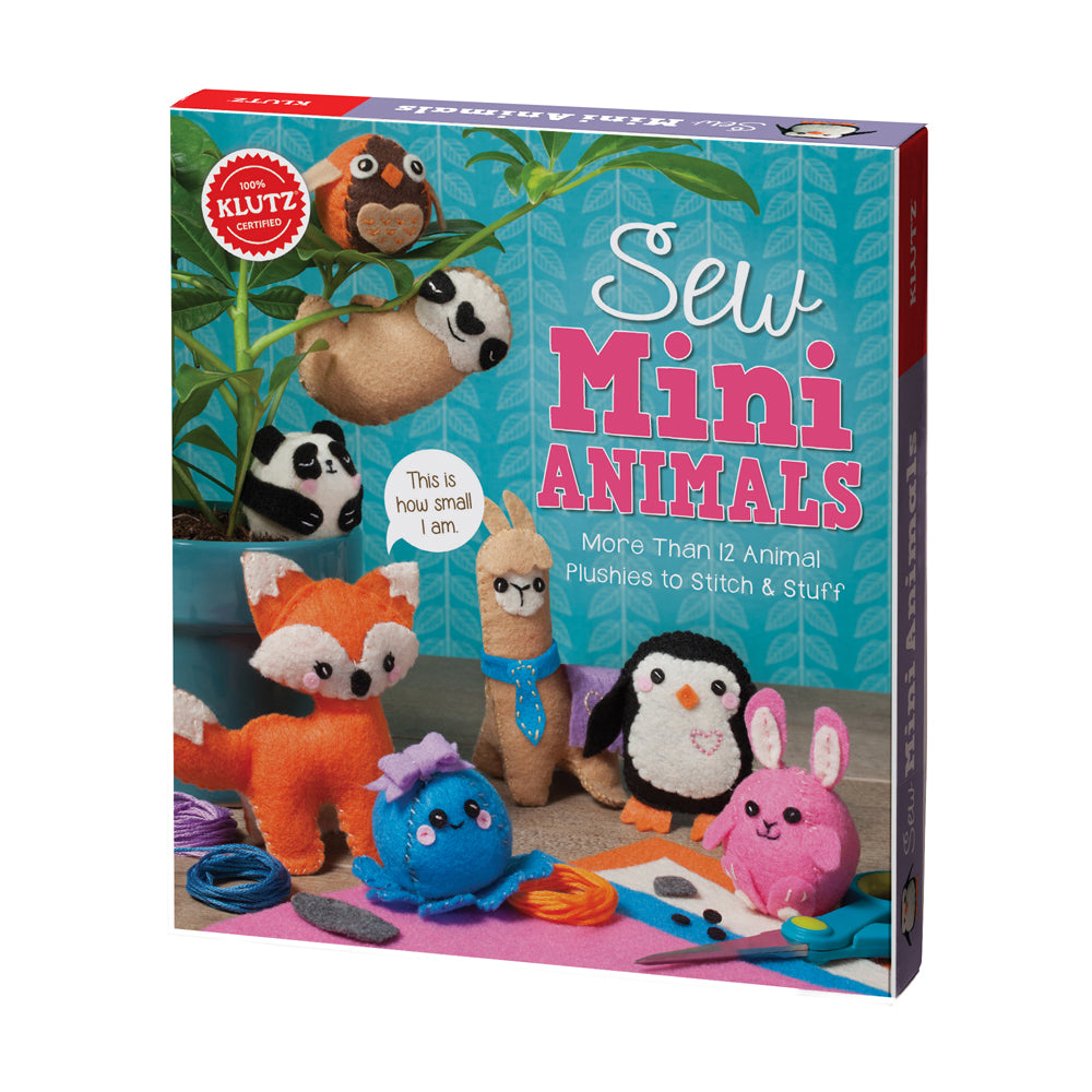 Klutz Sew Mini Animals Creative Sewing Craft Kit