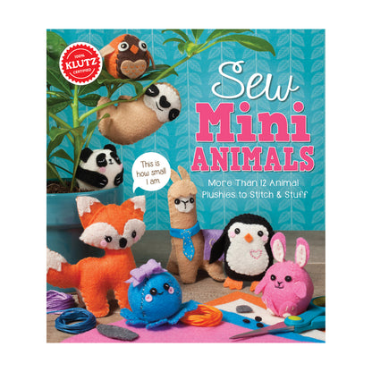 Klutz Sew Mini Animals Creative Sewing Craft Kit