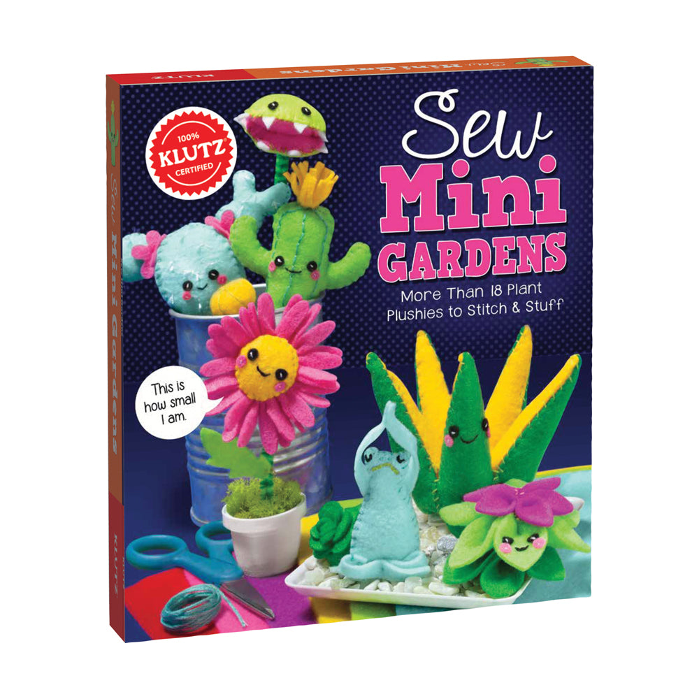 Klutz Sew Mini Gardens Felt Crafting Kit