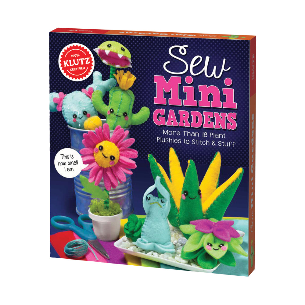 Klutz Sew Mini Gardens Felt Crafting Kit