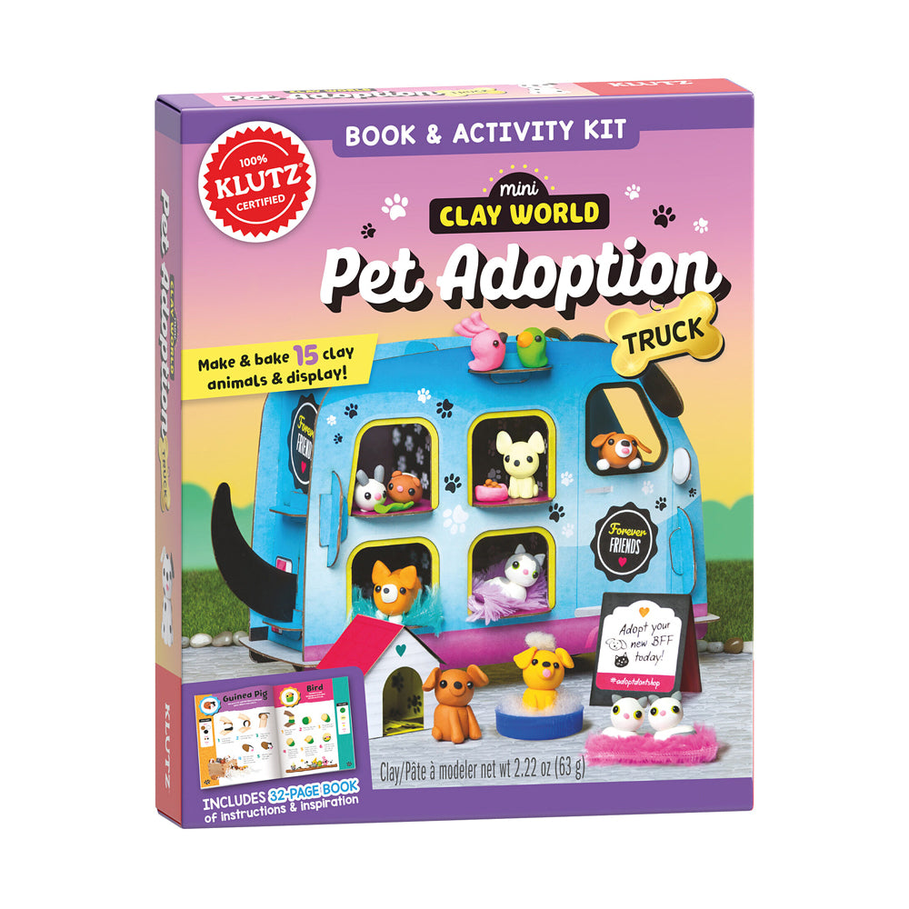 Klutz Mini Clay World Pet Adoption Truck Craft Kit