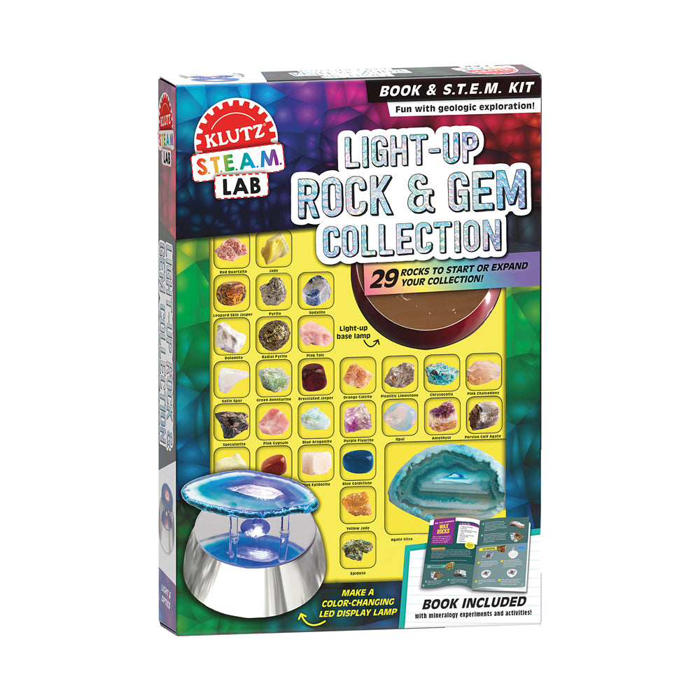 Klutz Light-Up Rock & Gem Collection Science Kit