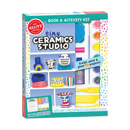 Klutz Tiny Ceramics Studio Craft Kit for Kids