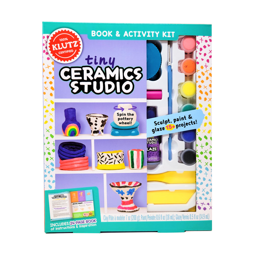 Klutz Tiny Ceramics Studio Craft Kit for Kids