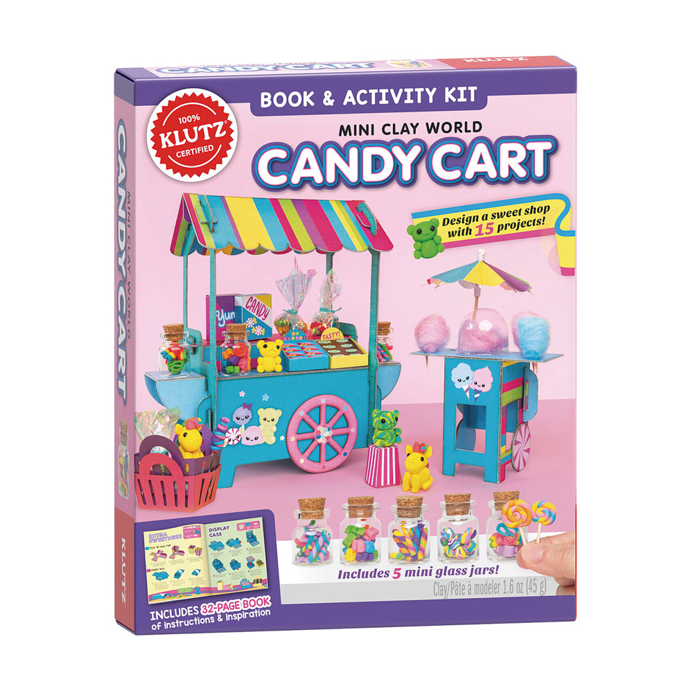 Klutz Mini Clay World Candy Cart Creative Clay Kit