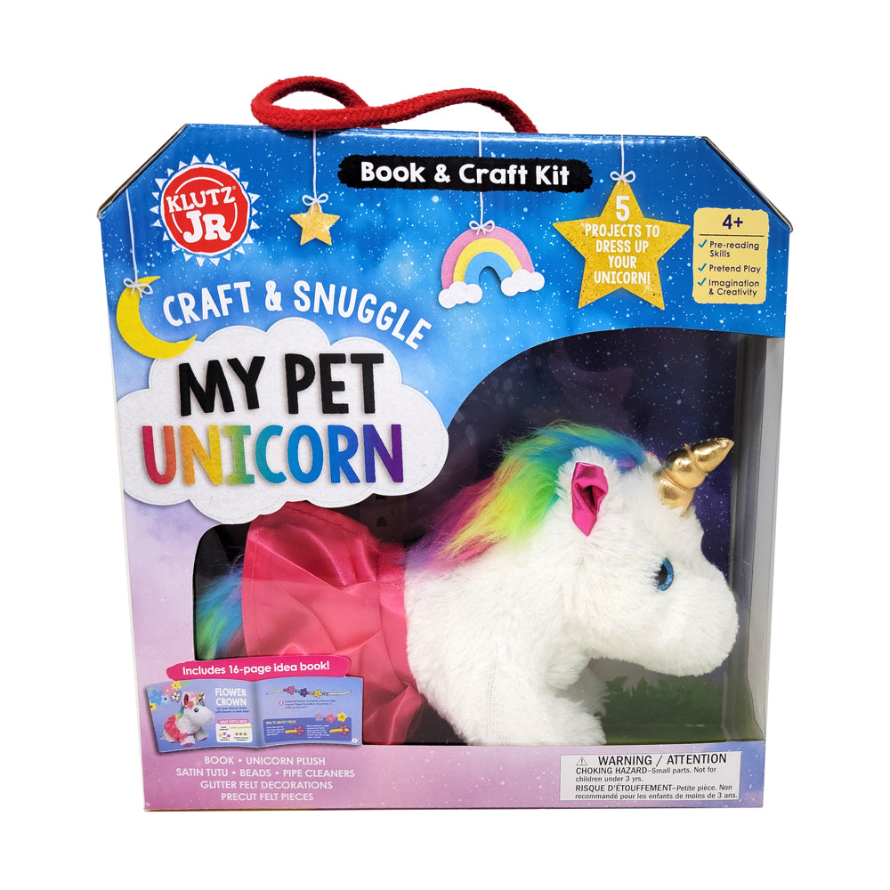 Klutz Jr. My Pet Unicorn Craft & Snuggle Kit - Plush Toy Creation