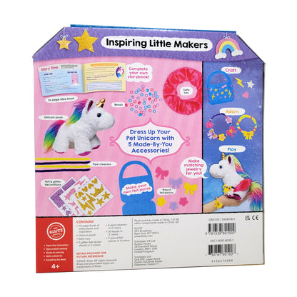 Klutz Jr. My Pet Unicorn Craft & Snuggle Kit - Plush Toy Creation