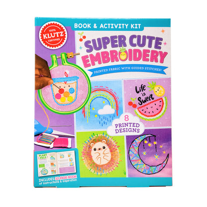 Klutz Super Cute Embroidery Starter Kit - Complete Craft Set