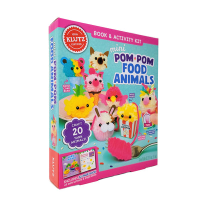 Klutz Mini Pom-Pom Food Animals Craft Kit