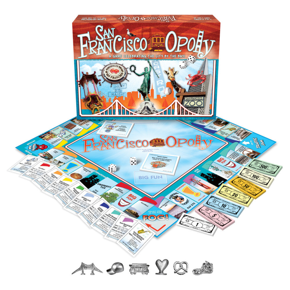 San Francisco-opoly Board Game