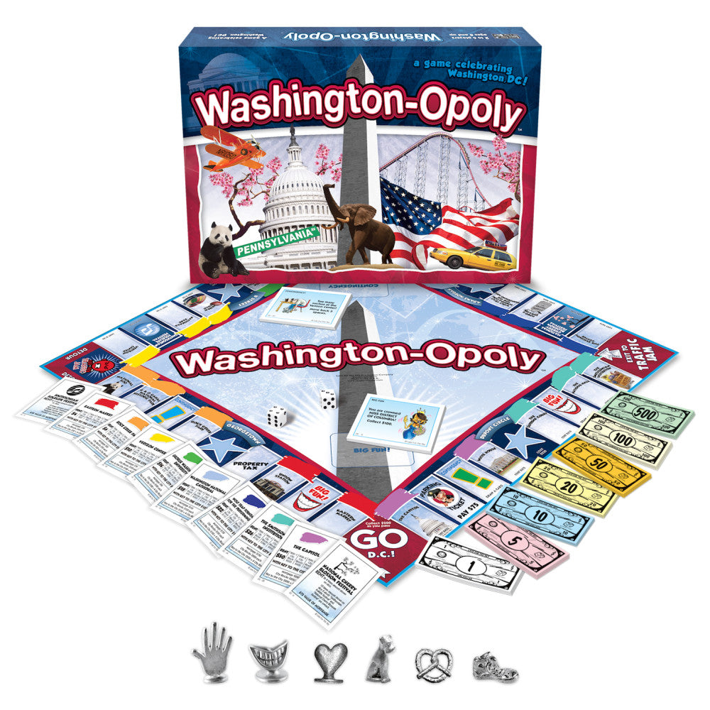 Washington DC-opoly Board Game