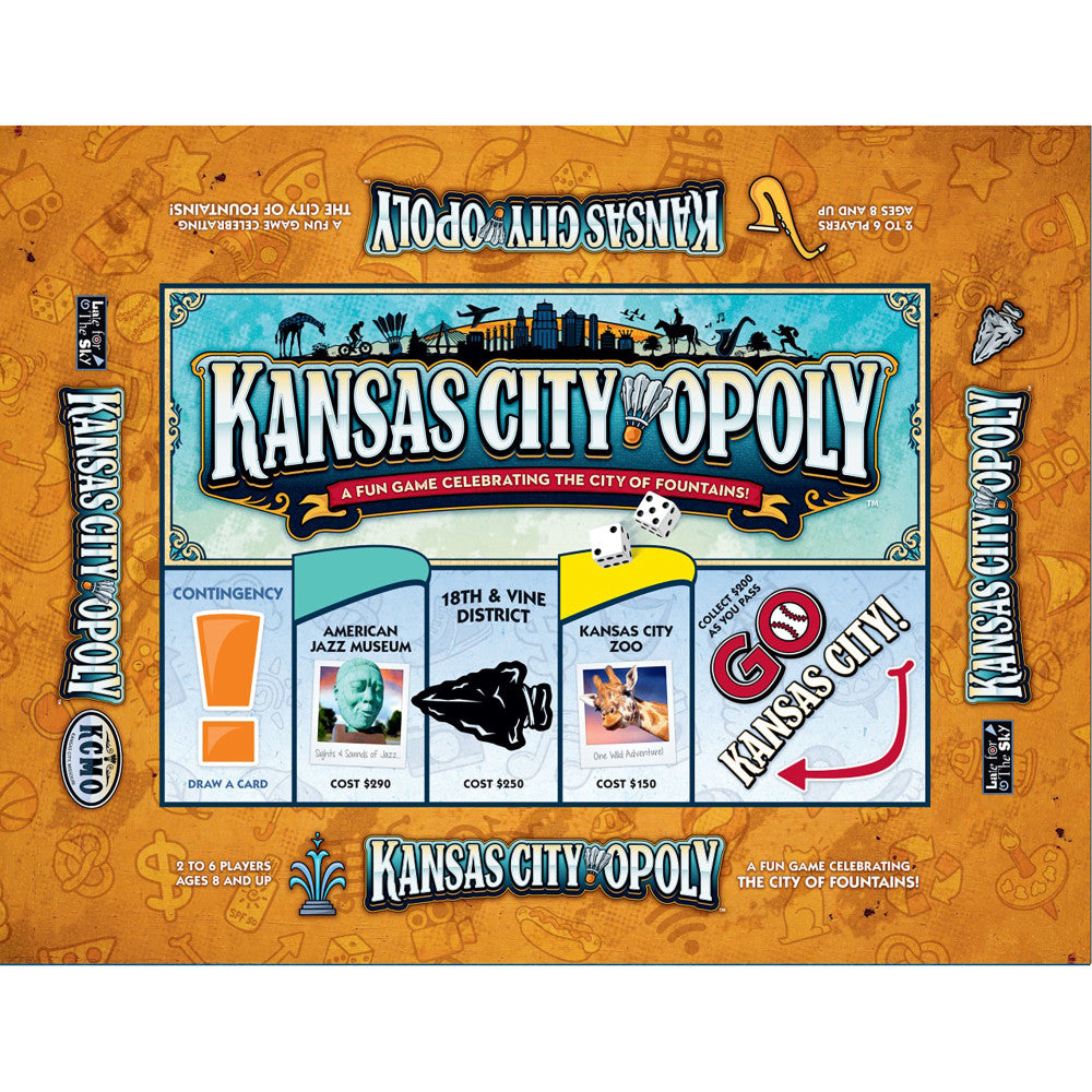 Kansas City-Opoly Themed Board Game by Late For The Sky