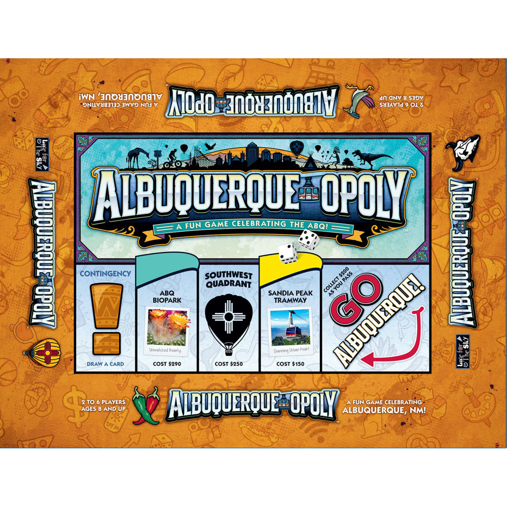 Albuquerque-Opoly City Adventure Board Game by Late For The Sky