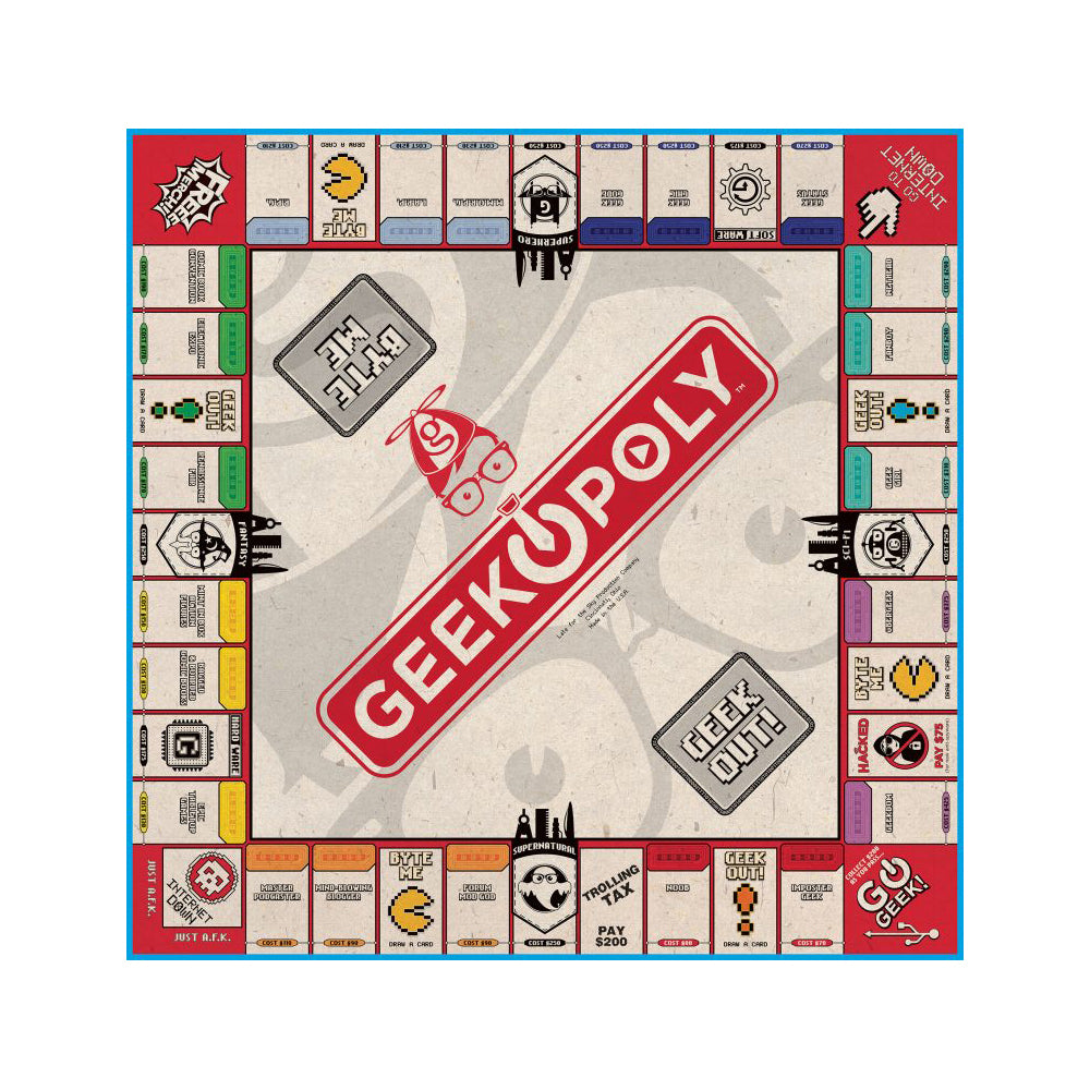 Geek-opoly Ultimate Geek Culture Board Game