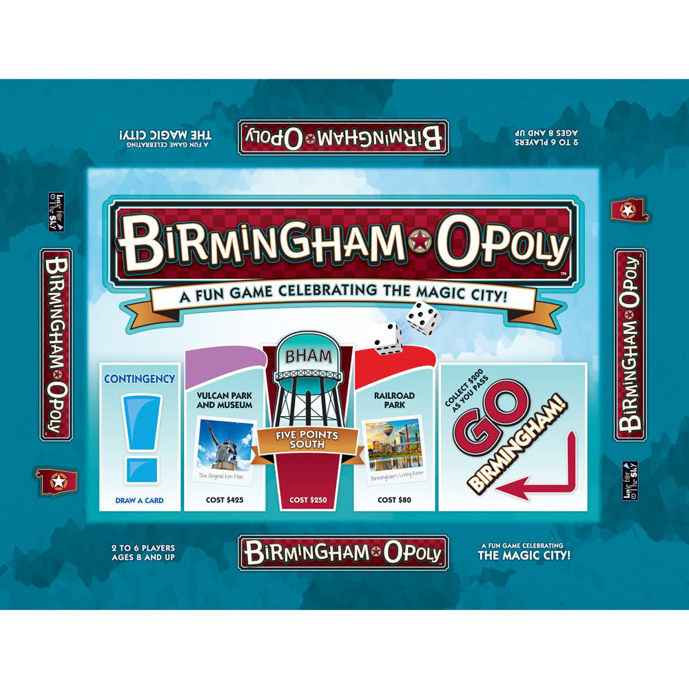 Birmingham-Opoly City Adventure Board Game by Late For The Sky