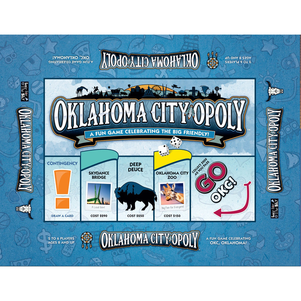 Oklahoma City-Opoly Themed Board Game by Late For The Sky