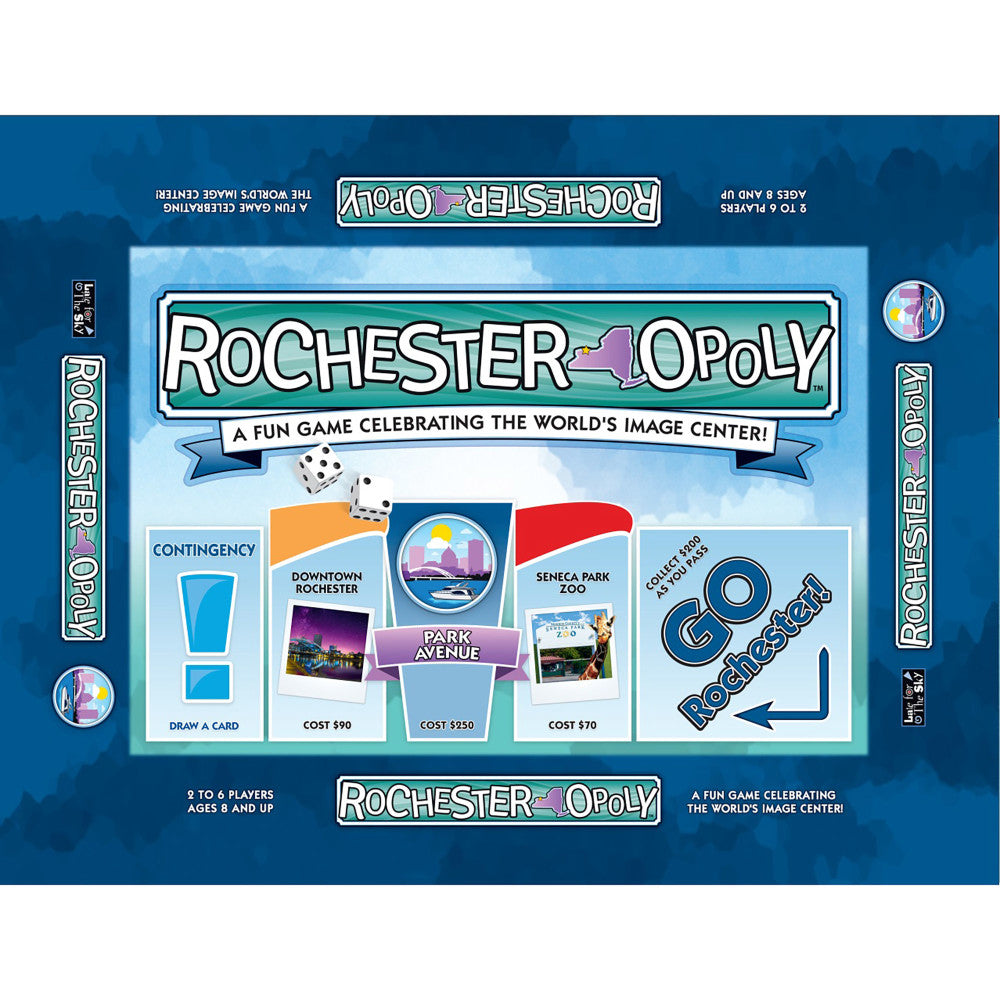 Rochester-Opoly City Adventure Board Game by Late For The Sky