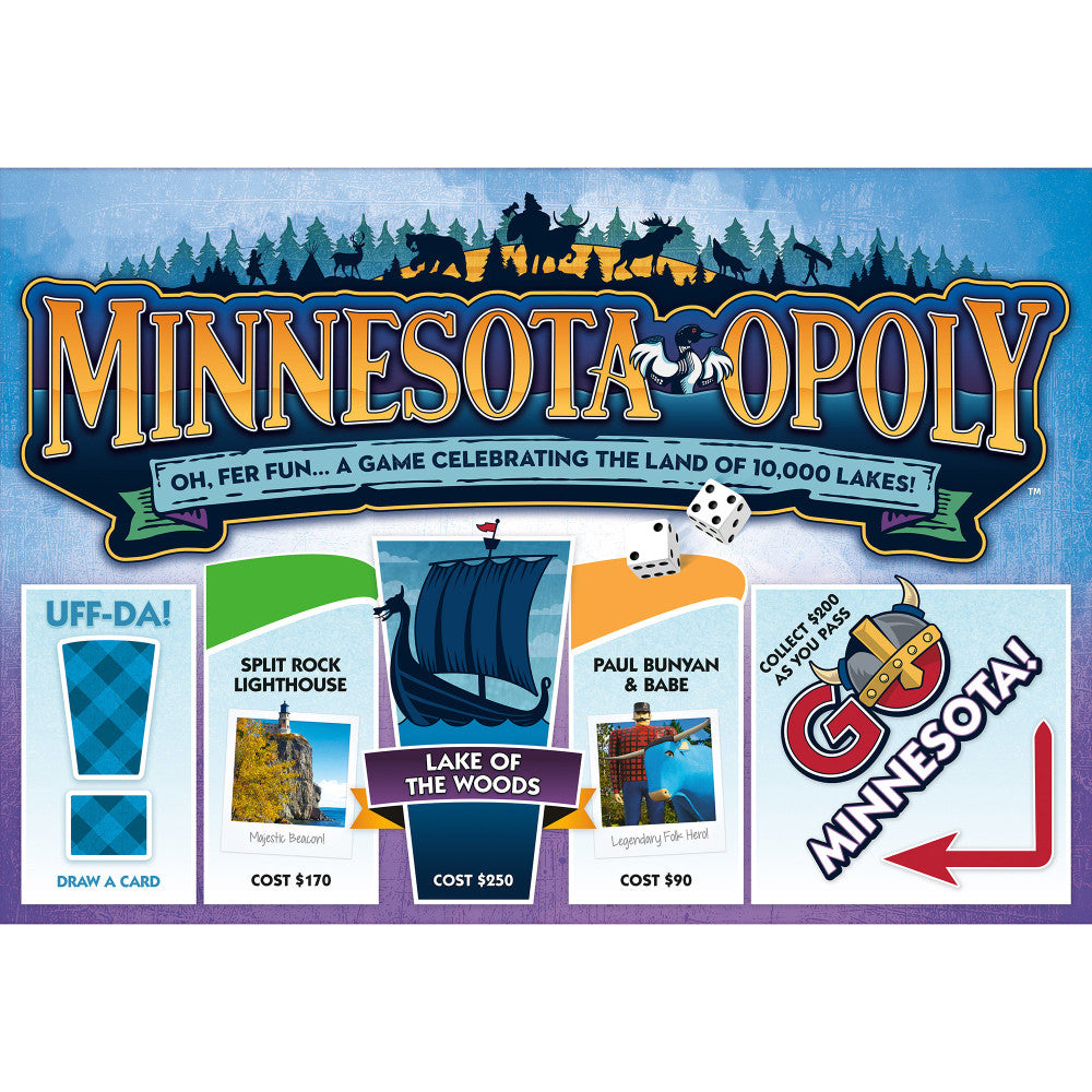 Minnesota-Opoly State Adventure Board Game by Late for the Sky