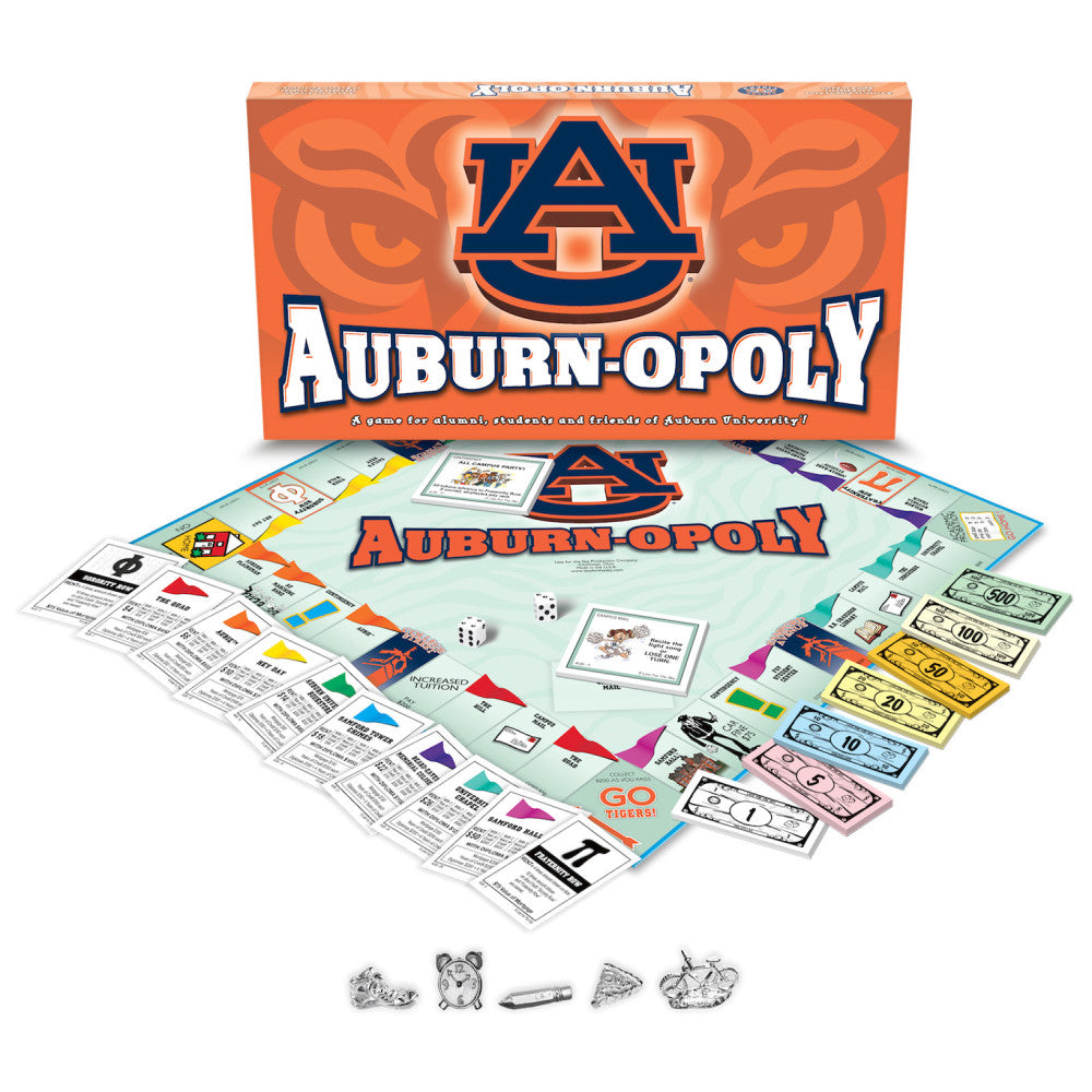 Auburnopoly Auburn University Themed Monopoly Board Game