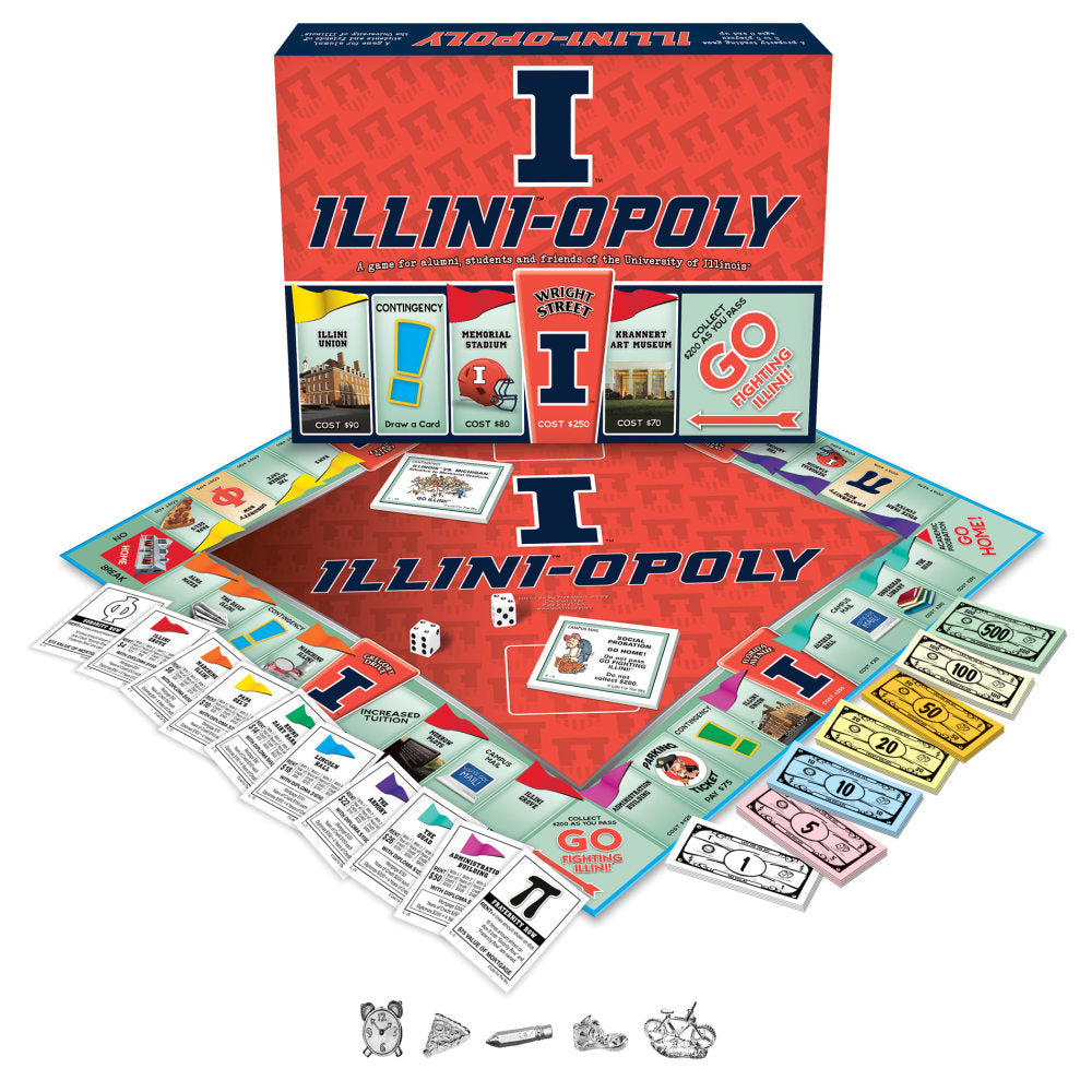 ILLINIOPOLY University of Illinois Edition Board Game