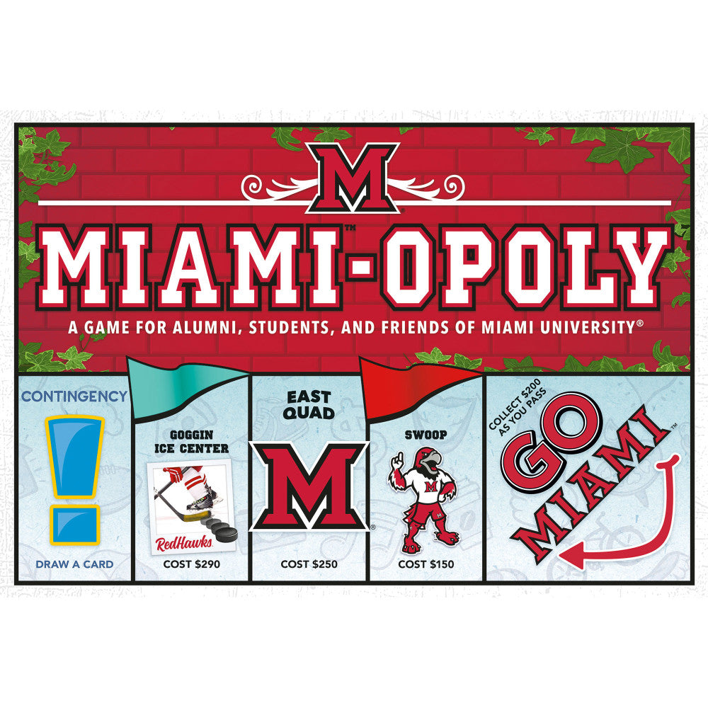 Miami-Opoly University Edition Board Game for Ages 8+