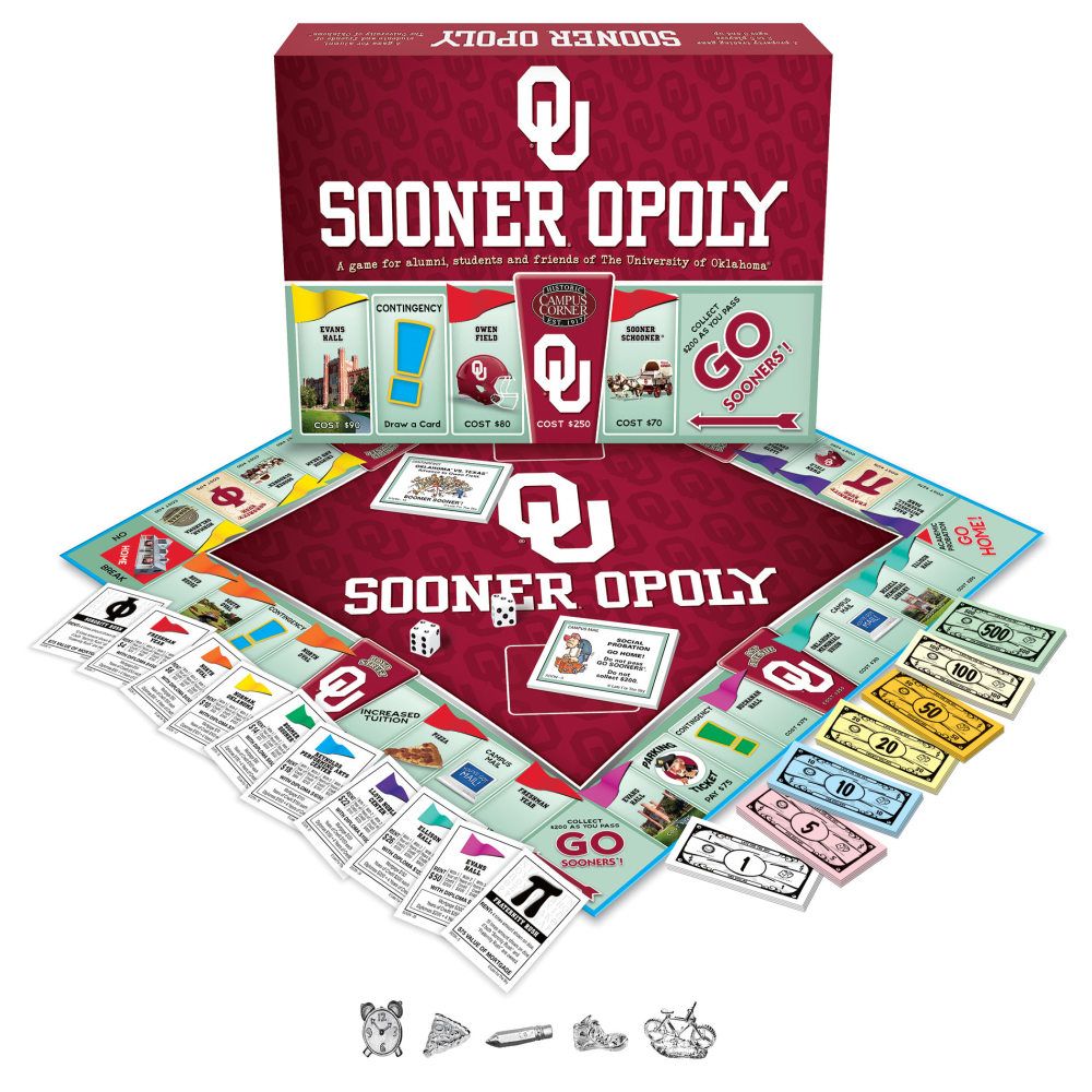 Oklahoma University SOONEROPOLY Board Game