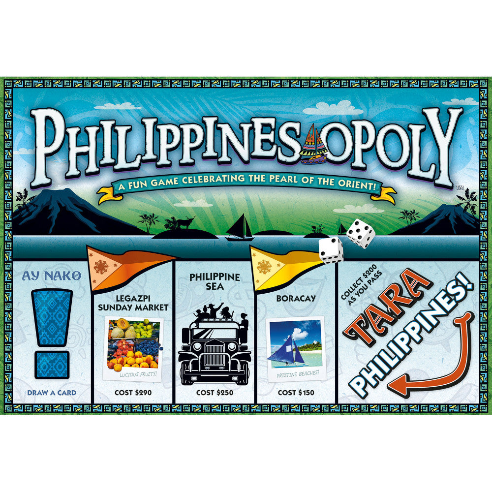 Philippines-Opoly: Country Adventure Board Game by Late For The Sky