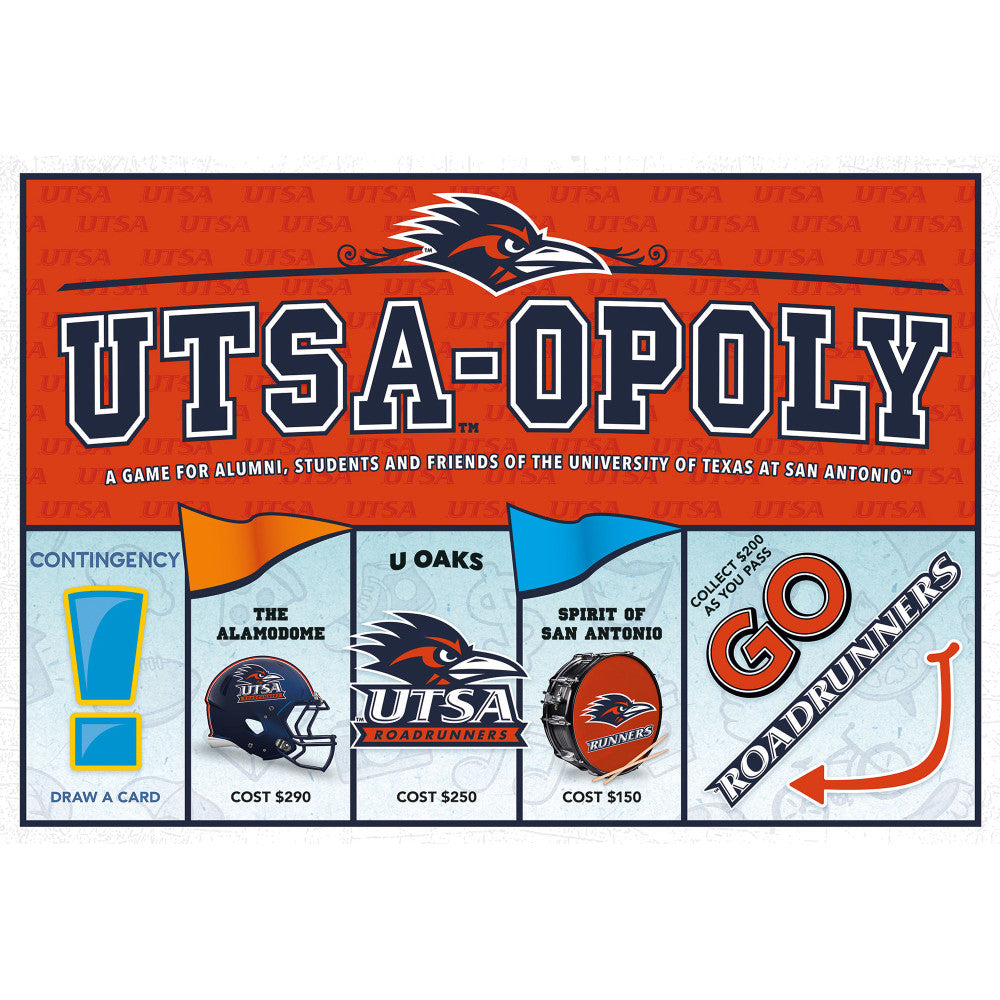 UTSA-Opoly University Themed Board Game for Ages 8+