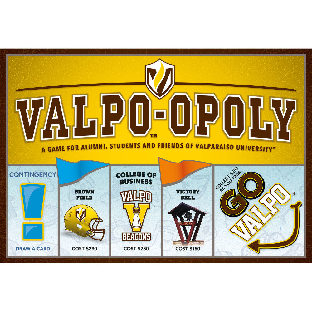 Valpo-Opoly University Edition Board Game