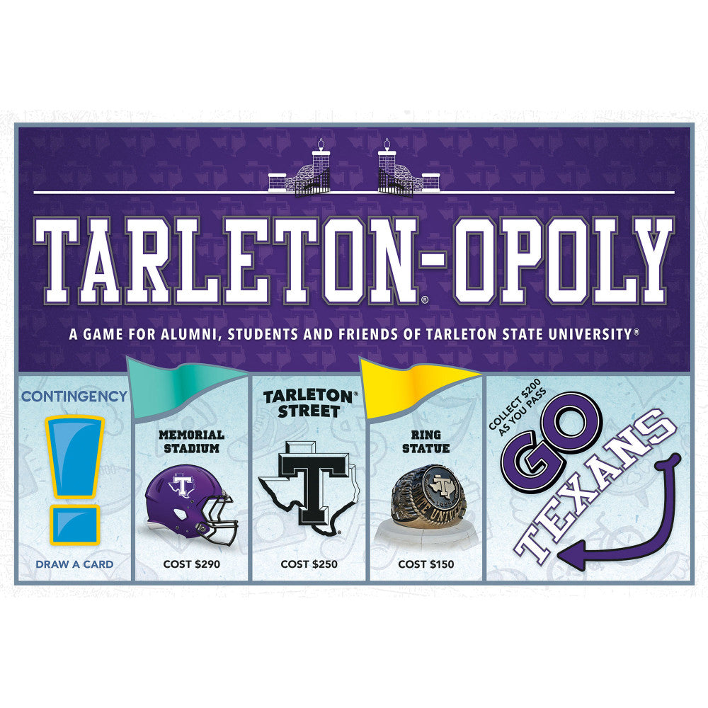 Tarleton-Opoly University Themed Board Game for Ages 8+