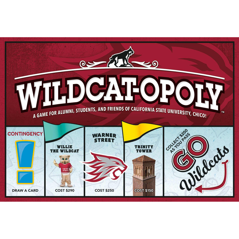 Wildcat-Opoly University Edition Board Game for Ages 8+