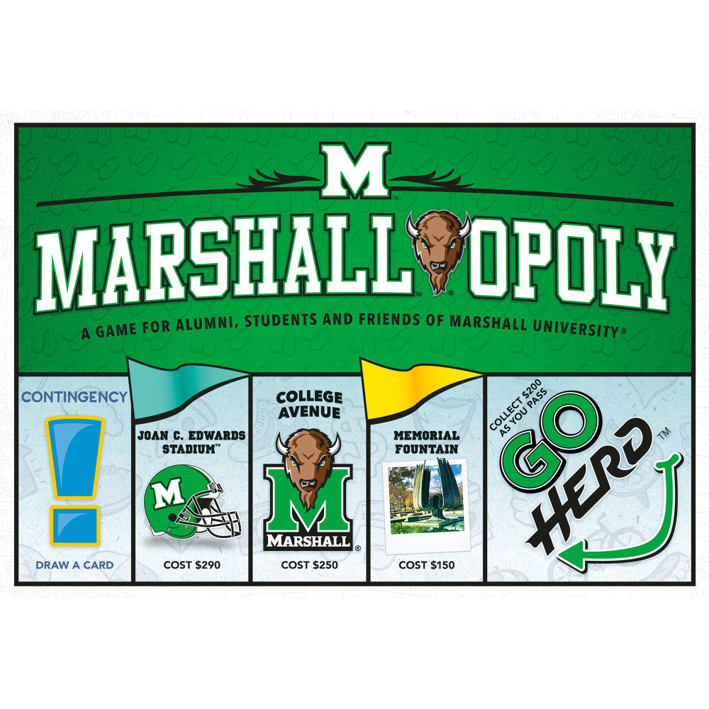 Marshall-Opoly University Themed Board Game for Ages 8+