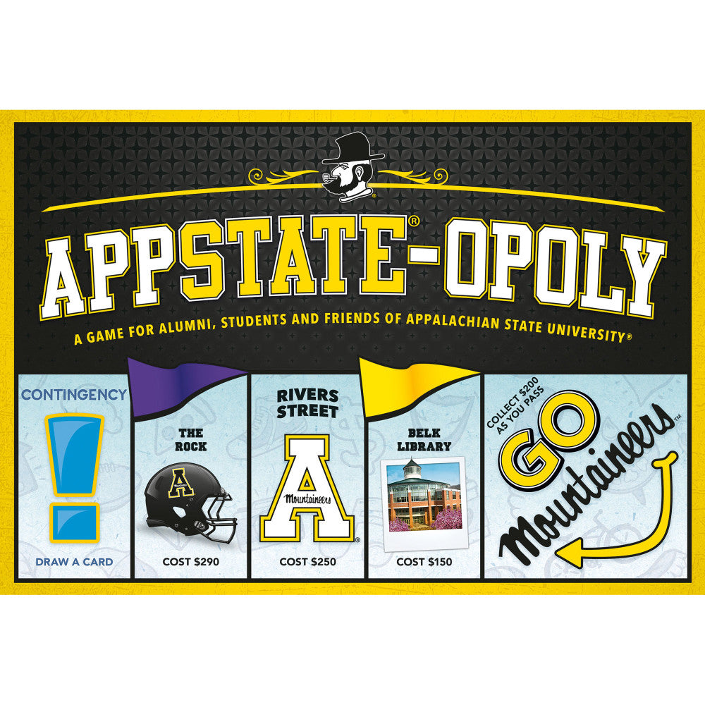 Appalachian State App State-Opoly Board Game, Ages 8+