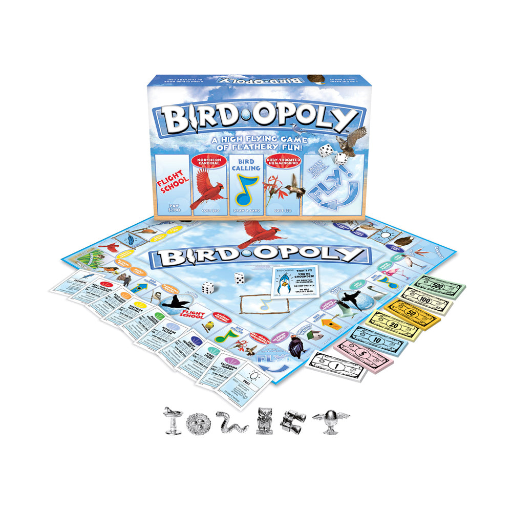 Bird-opoly Board Game by Late For The Sky