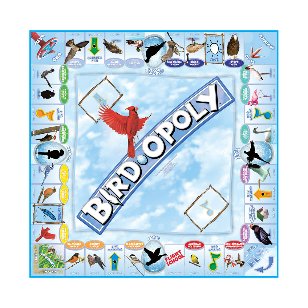 Bird-opoly Board Game by Late For The Sky