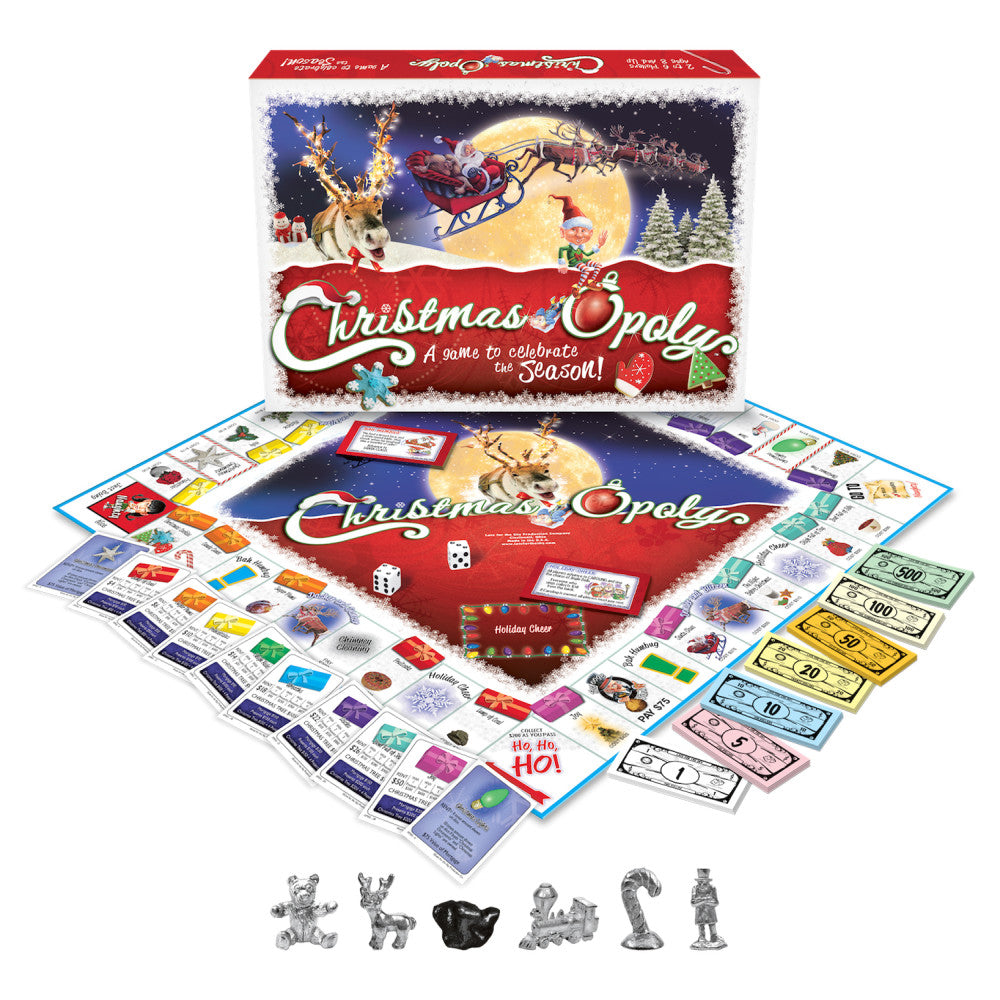 Late for the Sky Christmas-Opoly Holiday Board Game