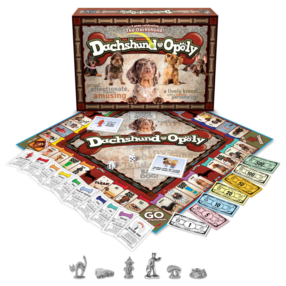 Dachshund-Opoly Dog Breed Themed Board Game