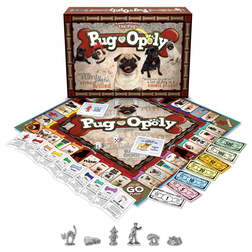 Late for the Sky Pug-Opoly Board Game