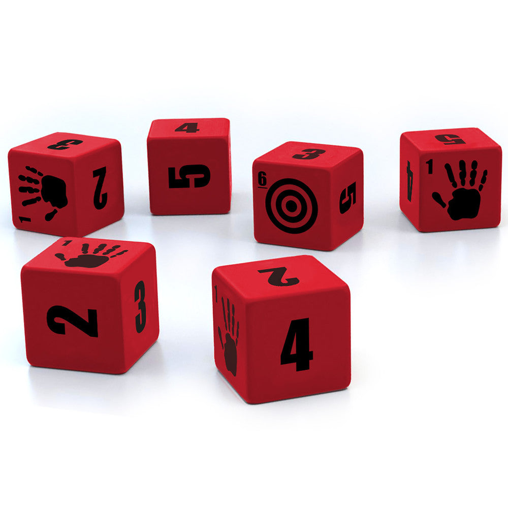 Free League Publishing The Walking Dead Universe RPG 16mm Stress Dice Set