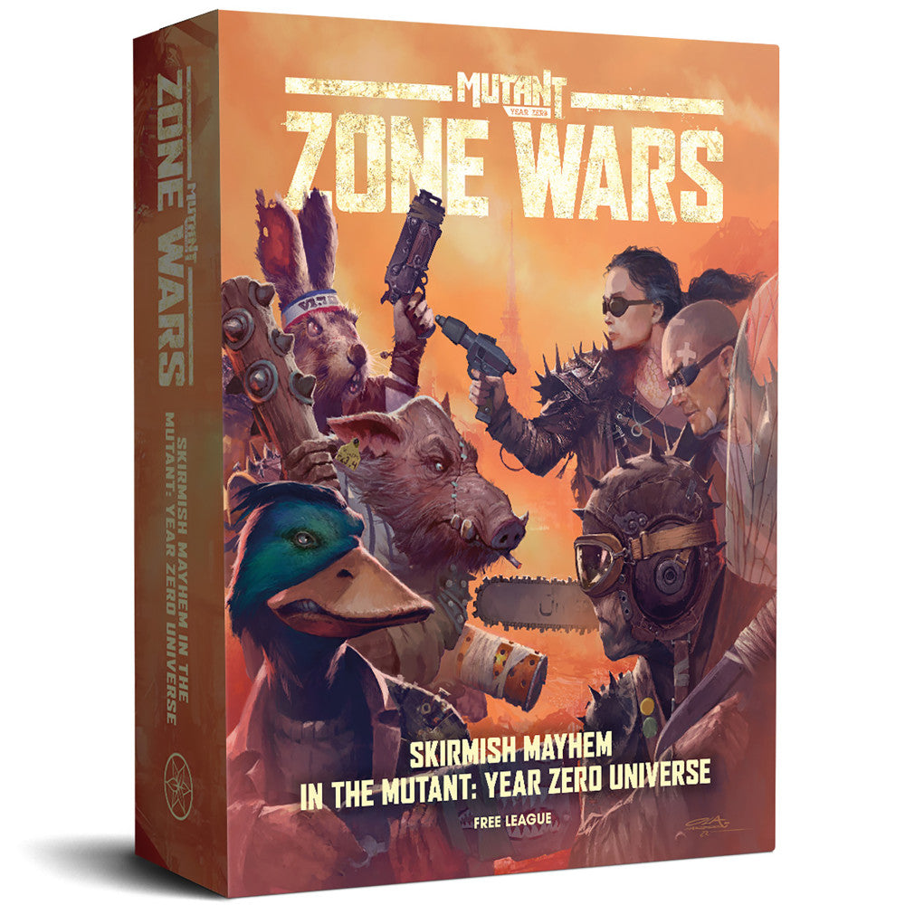 Free League: Mutant Year Zero: Zone Wars - Core Set -Boxed Miniatures Wargame