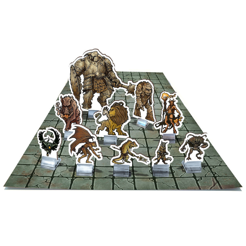 Free League Publishing Dragonbane Monsters Standee Set - RPG Fantasy Creatures