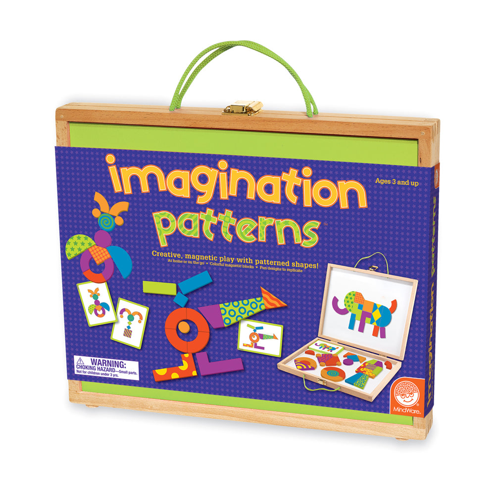 MindWare Imagination Patterns Deluxe Magnetic Building Set