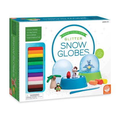 MindWare Creative DIY Glitter Snow Globes Craft Kit